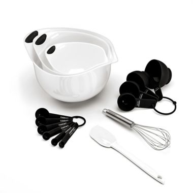 Cuisinart&reg; 15-Piece Baking Set in White/Black. View a larger version of this product image.