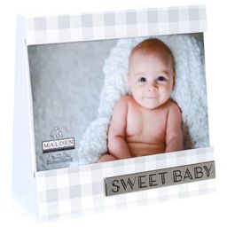 Malden® Sweet Baby 4-inch x 6-Inch Wedge Frame in Gingham
