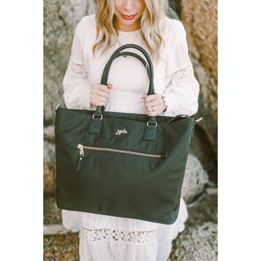 JuJuBe&reg; ECO Tote Diaper Bag in Black. View a larger version of this product image.