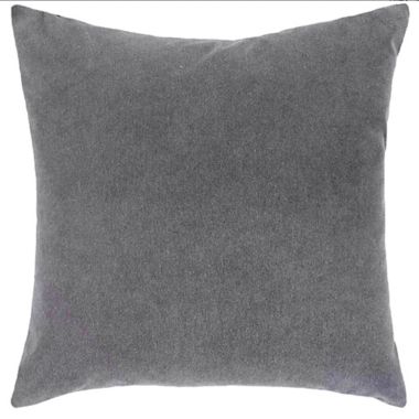 Studio 3B&trade; Velvet 24-Inch Square Throw Pillow in Alloy. View a larger version of this product image.