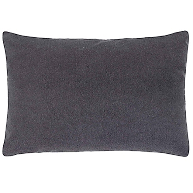 Studio 3B&trade; Velvet Oblong Throw Pillow in Onyx. View a larger version of this product image.