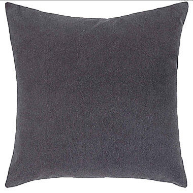 Studio 3B&trade; Velvet 20-Inch Square Throw Pillow in Onyx. View a larger version of this product image.