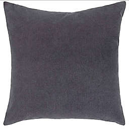Studio 3B™ Velvet 20-Inch Square Throw Pillow in Onyx