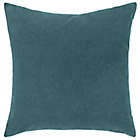 Alternate image 0 for Studio 3B&trade; Velvet 20-Inch Square Throw Pillow in Teal