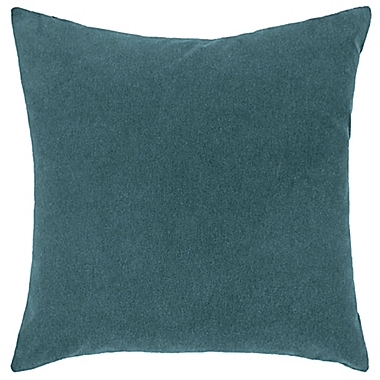 Studio 3B&trade; Velvet 20-Inch Square Throw Pillow in Teal. View a larger version of this product image.