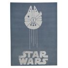 Alternate image 2 for Lambs &amp; Ivy&reg; Star Wars Millennium Falcon Knit Baby Blanket in Blue