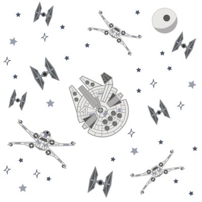 Lambs &amp; Ivy&reg; 41-Piece Star Wars Squadron Wall Decal Set in Grey