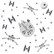 Lambs &amp; Ivy&reg; 41-Piece Star Wars Squadron Wall Decal Set in Grey