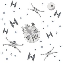 Lambs & Ivy® 41-Piece Star Wars Squadron Wall Decal Set in Grey