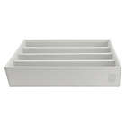 Alternate image 2 for Squared Away&trade; 4-Compartment Stackable Jewelry Tray in Coconut Milk