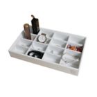 Alternate image 6 for Squared Away&trade; Small Stackable Jewelry Trays in Coconut Milk (Set of 3)