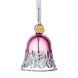 Waterford® Lismore 3.35-Inch Crystal Bell Ornament in Cranbery