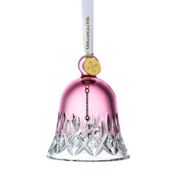 Waterford&reg; Lismore 3.35-Inch Crystal Bell Ornament in Cranbery