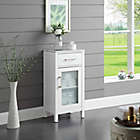 Alternate image 1 for Studio 3B&trade; Hudson Bathroom Floor Cabinet with Marble Top in White
