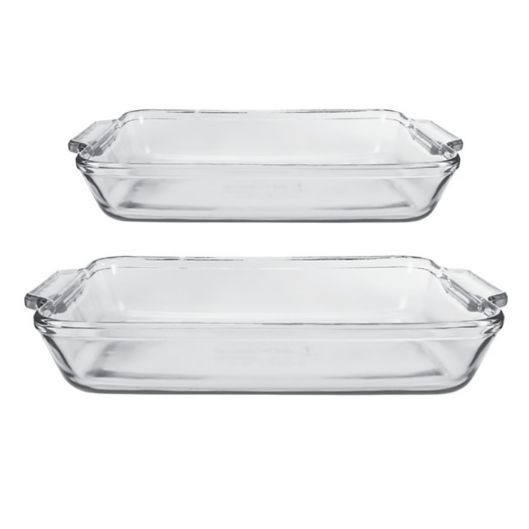 Anchor Hocking® 2-Piece Oven Basics Glass Baking Dish Set | Bed Bath & Beyond