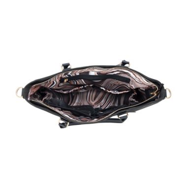 JuJuBe&reg; ECO Tote Diaper Bag in Black. View a larger version of this product image.