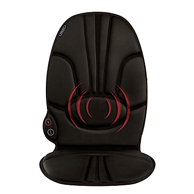 HoMedics&reg; Portable Back Massage Cushion with Heat in Black. View a larger version of this product image.