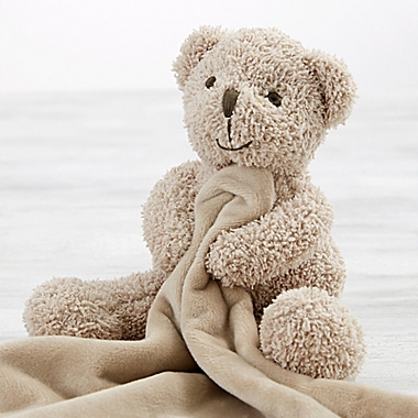 Playful Name Teddy Bear Baby Lovey. View a larger version of this product image.