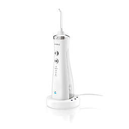 Interplak® by Conair® Rechargeable Water Flosser with Charging Base in White/Chrome