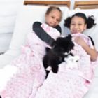 Alternate image 4 for Zalamoon Plush Luxie Pocket Blanket with Pocket and Holder for Pacifier/Toy