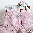 Alternate image 5 for Zalamoon Plush Luxie Pocket Blanket with Pocket and Holder for Pacifier/Toy in Blush