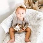 Alternate image 6 for Zalamoon Strollet Plush Blanket with Designated Satin Trim Corner