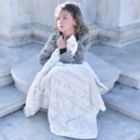 Alternate image 9 for Zalamoon Strollet Plush Blanket with Designated Satin Trim Corner