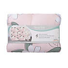 Alternate image 7 for Trend Lab&reg; Lemon Floral 4-Piece Crib Bedding Set in Pink