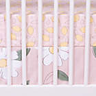 Alternate image 9 for Trend Lab&reg; Lemon Floral 4-Piece Crib Bedding Set in Pink