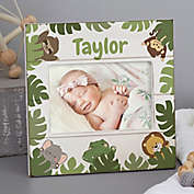 Jolly Jungle Personalized Baby Shiplap Frame