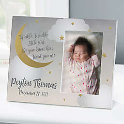 Beyond The Moon Personalized Offset Baby Picture Frame
