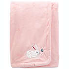 Alternate image 0 for carter&#39;s&reg; Toddler Bunny Fuzzy Plush Velboa Blanket in Light Pink