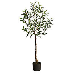 Nearly Natural 48-Inch Olive Tree with Nursery Planter