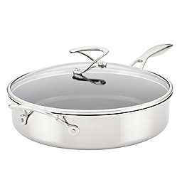 Circulon&reg; SteelShield Tri-Ply Nonstick 5 qt. Covered Saute Pan with Helper Handle