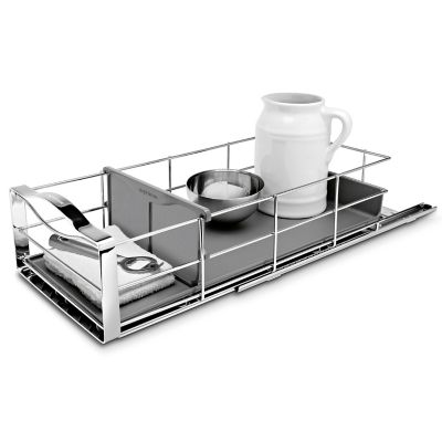 simplehuman&reg; 9-Inch Pull-Out Cabinet Organizer in Grey