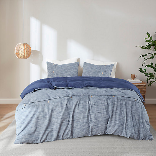 Alternate image 1 for Clean Spaces Dover Organic Cotton Oversized Duvet Cover Set