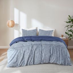 Clean Spaces Dover Organic Cotton Oversized Duvet Cover Set