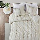 Alternate image 3 for Clean Spaces Hollis Organic Cotton 3-Piece Full/Queen Duvet Cover Set in Taupe/Ivory