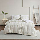 Alternate image 0 for Clean Spaces Hollis Organic Cotton 3-Piece Full/Queen Duvet Cover Set in Taupe/Ivory