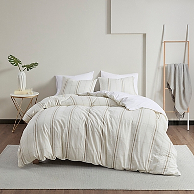 Clean Spaces Hollis Organic Cotton, Ivory King Duvet Cover Canada