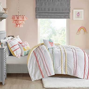 Urban Habitat Haisley 4-Piece Twin Duvet Cover Set in Pink. View a larger version of this product image.