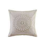 INK+IVY Sofia Cotton Embroidered Square Decorative Pillow
