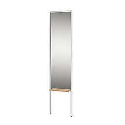 Adesso Monty Leaning Mirror in White