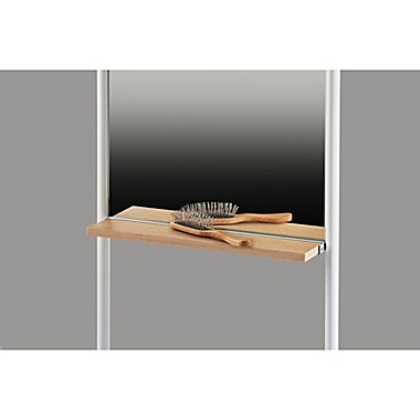 Adesso Monty Leaning Mirror in White. View a larger version of this product image.