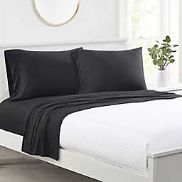 Simply Essential™ Solid Jersey Twin Sheet Set in Dark Grey