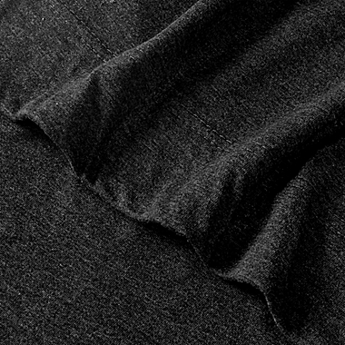 Simply Essential&trade; Solid Jersey Twin XL Sheet Set in Dark Grey. View a larger version of this product image.