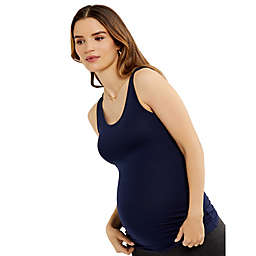 A Pea in the Pod® Large Maternity Tank Top in Navy
