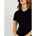 Alternate image 2 for A Pea in the Pod&reg; Extra Small Pocket Tee Maternity Shirt Dress in Black
