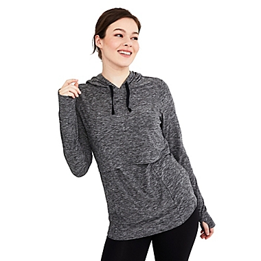 Motherhood Maternity&reg; Space Dye Lift Up Nursing Hoodie. View a larger version of this product image.