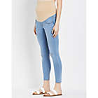 Alternate image 0 for Motherhood Maternity&reg; Extra Small Stretch Ankle Maternity Jeggings in Light Wash